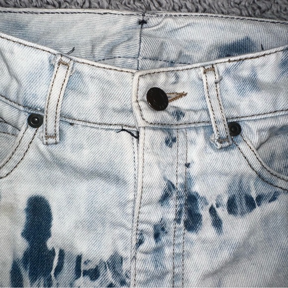 Calvin Klein Bleached Tie Dye Jeans - Picture 2 of 7